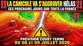THE HEATWAVE WILL SADLY WORSEN ACROSS ALL OF FRANCE IN THE COMING DAYS WEATHER FORECAST JULY 07/0...