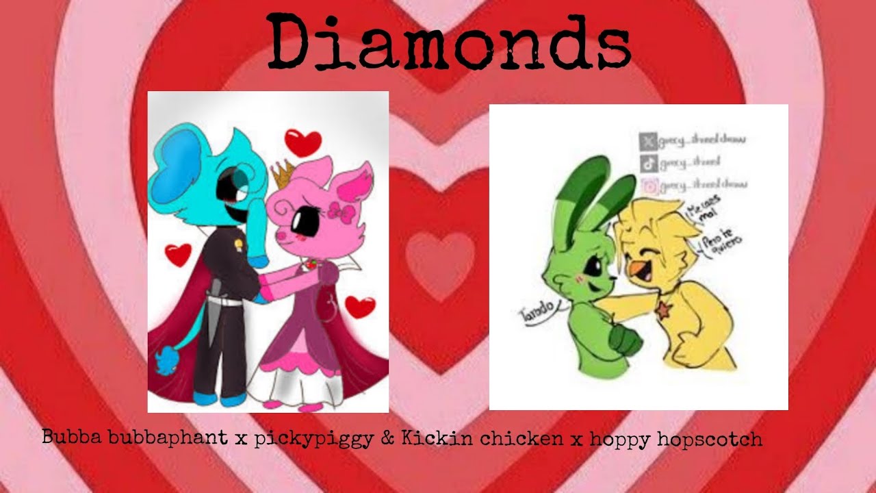 Bubba bubbaphant x pickypiggy & Kickin chicken x hoppy hopscotch - Diamonds