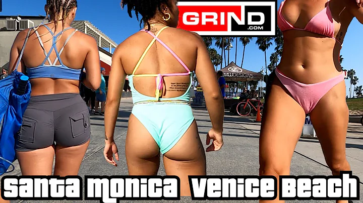 Venice Beach Boardwalk To Santa Monica Pier B. SIM...