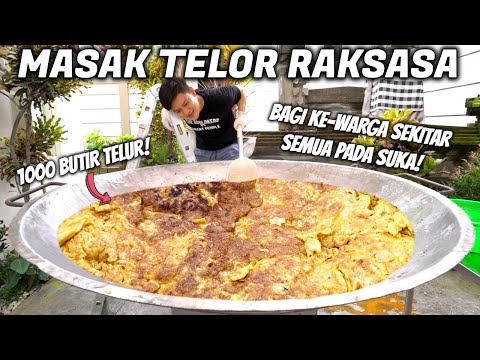 Bikin Telur Goreng Raksasa