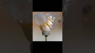 Bullet Impact in Super Slow Motion: Shattered Egg