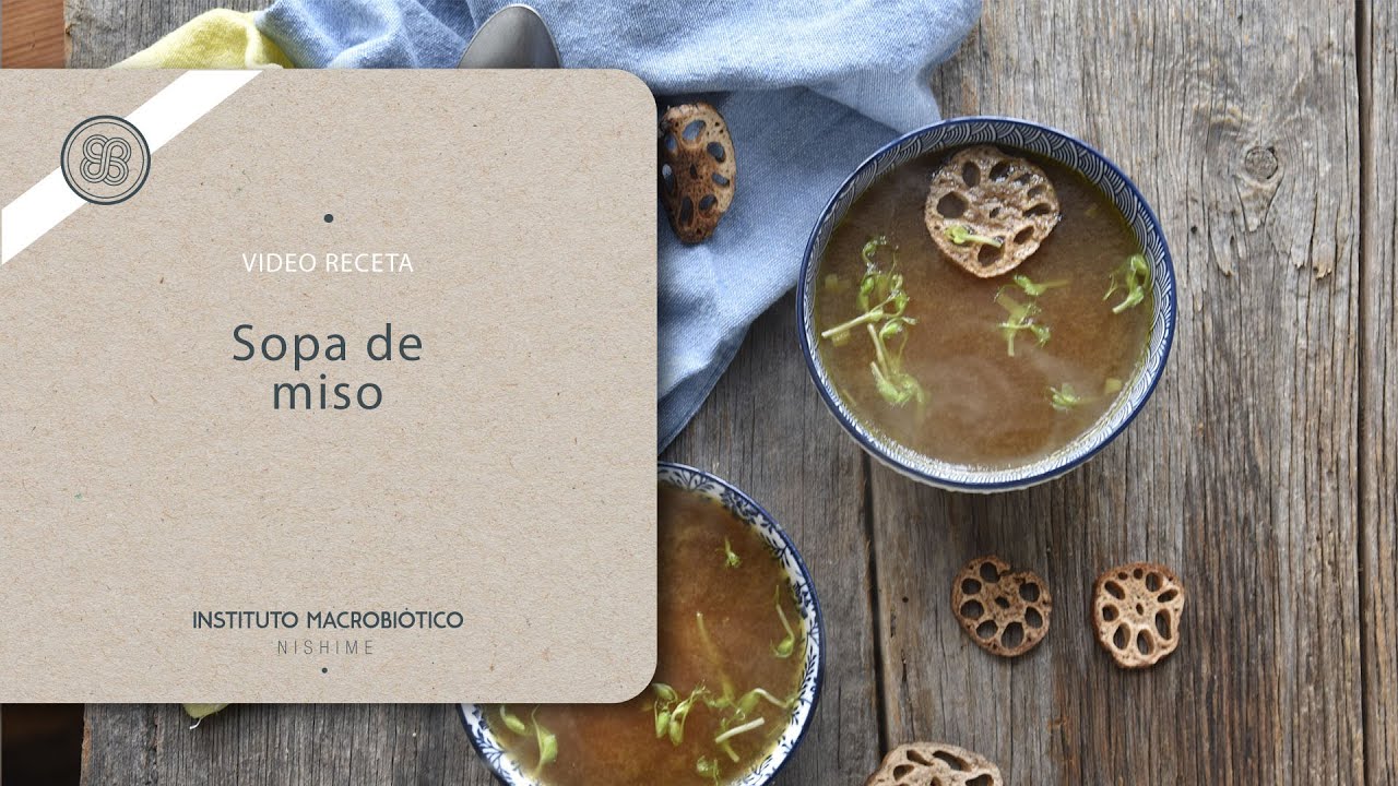 Receta sopa de miso
