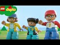 LEGO DUPLO - Head, Shoulders, Knees, and Toes | Learning For Toddlers | Nursery Rhymes | Kids Songs