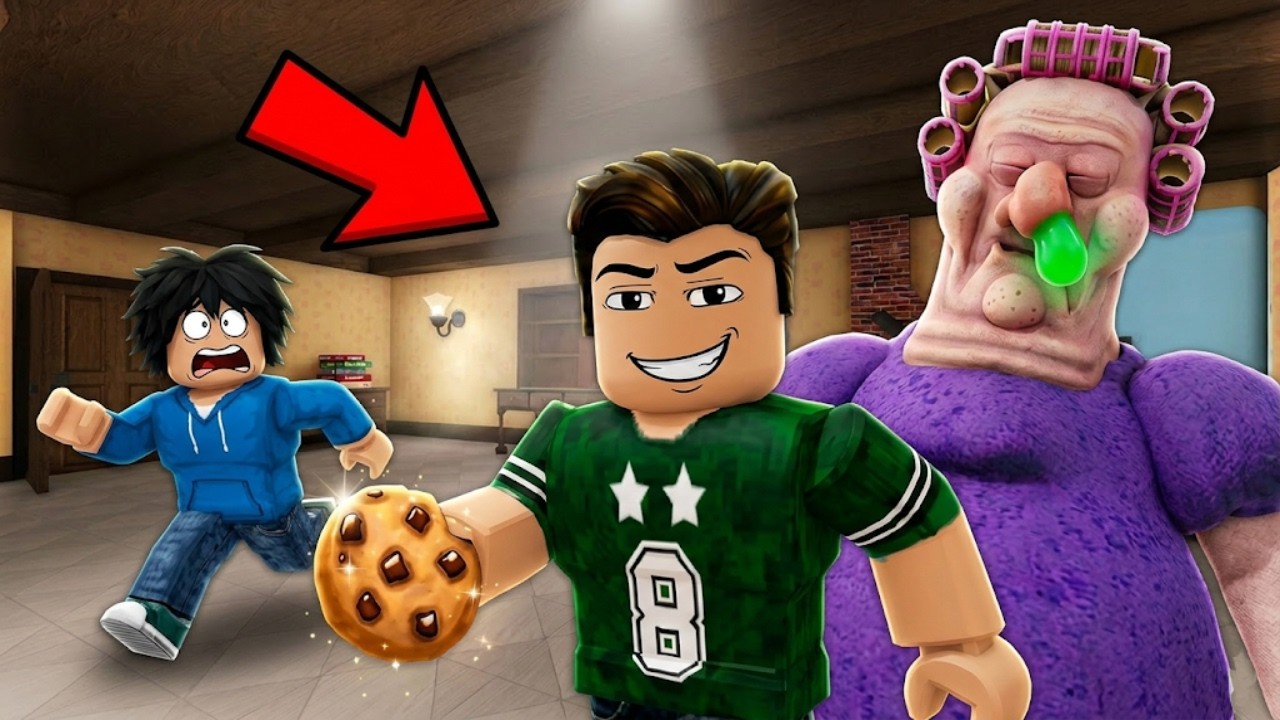 J'AI VOLÉ GRAND-MÈRE ET JE M'ENFUIS DANS ROBLOX !