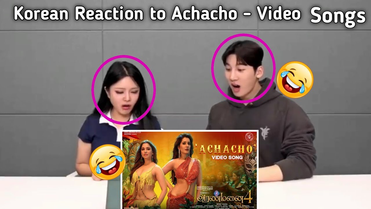 Korean Reaction to Achacho - Video Song | Aranmanai 4 | Sundar.C ...