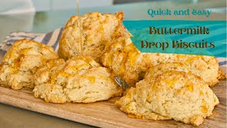 Very EASY Buttermilk Drop Biscuits Recipe