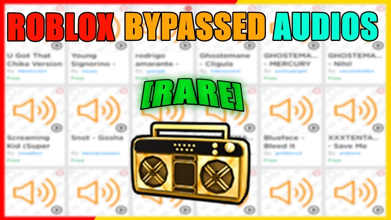 Roblox Bypassed Audios Rare 2019 Youtube