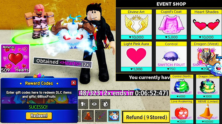 CORRE!! NOVO CÓDIGO DO NOVO EVENTO de VALENTINE DAY no BLOX FRUITS! + TODOS OS CÓDIGOS