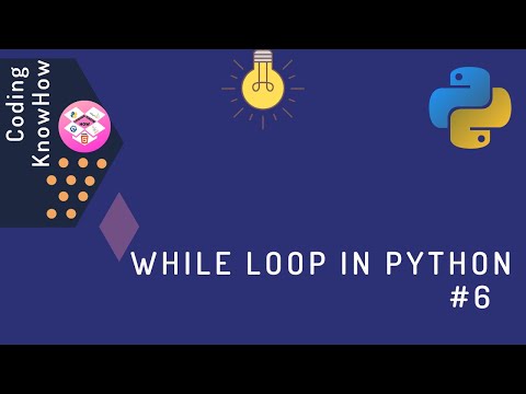 #6 While Loop In Python | Python Tutorial For Beginners