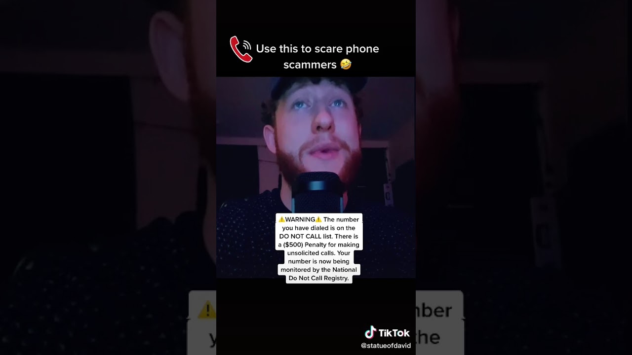 scare scammers with this sound