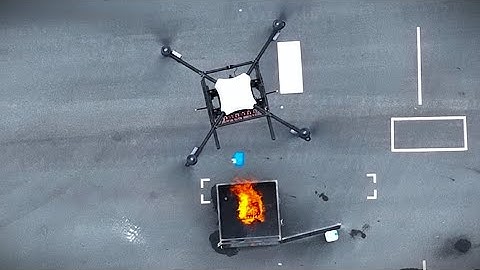 [Gryphon Dynamics] 드론 파강&소화탄 실험 | 30kg, 40kg Heavy cargo Drone | GD-120X, GD-150Q