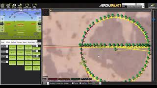 Circles Swarm of Drone in Mission Planner