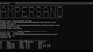 Installation of Ampersand CFD automation tool