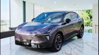Xpeng LO3 on stands in the UK