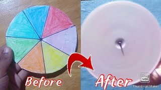 Rainbow colour make white colour.science experiment.| AK tech |