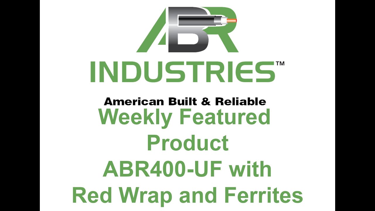 ABR400 UF with Red Wrap and Ferrites