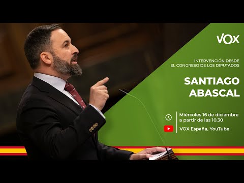 🔴 DIRECTO: Santiago Abascal desde el Congreso