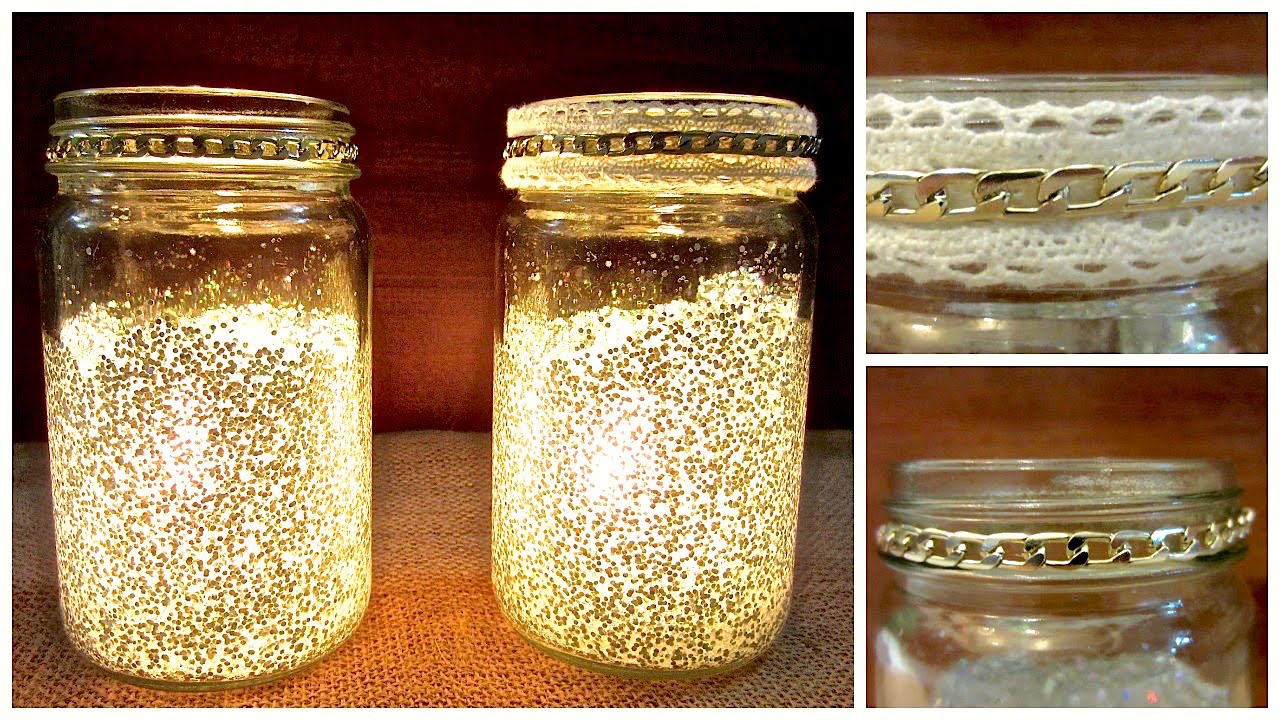 How to Make a Glitter Candle {DIY Home Decor} – Tip Junkie