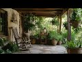 In the Heart of the Home: The Warm Embrace of a Rustic Front Porch