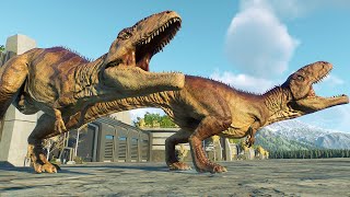 RELEASE ALL CARNIVORE AND HERBIVORE DINOSAURS IN SIERRA NEVADA  - Jurassic World Evolution 2