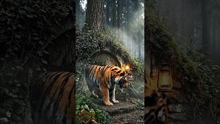 Woman Escapes Tiger Into Secret Underground House