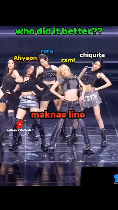 Who did this part better??#babymonster #kpop #fypシ゚viral #shorts