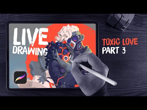 Live Drawing Toxic Love Shading And Details Phases 