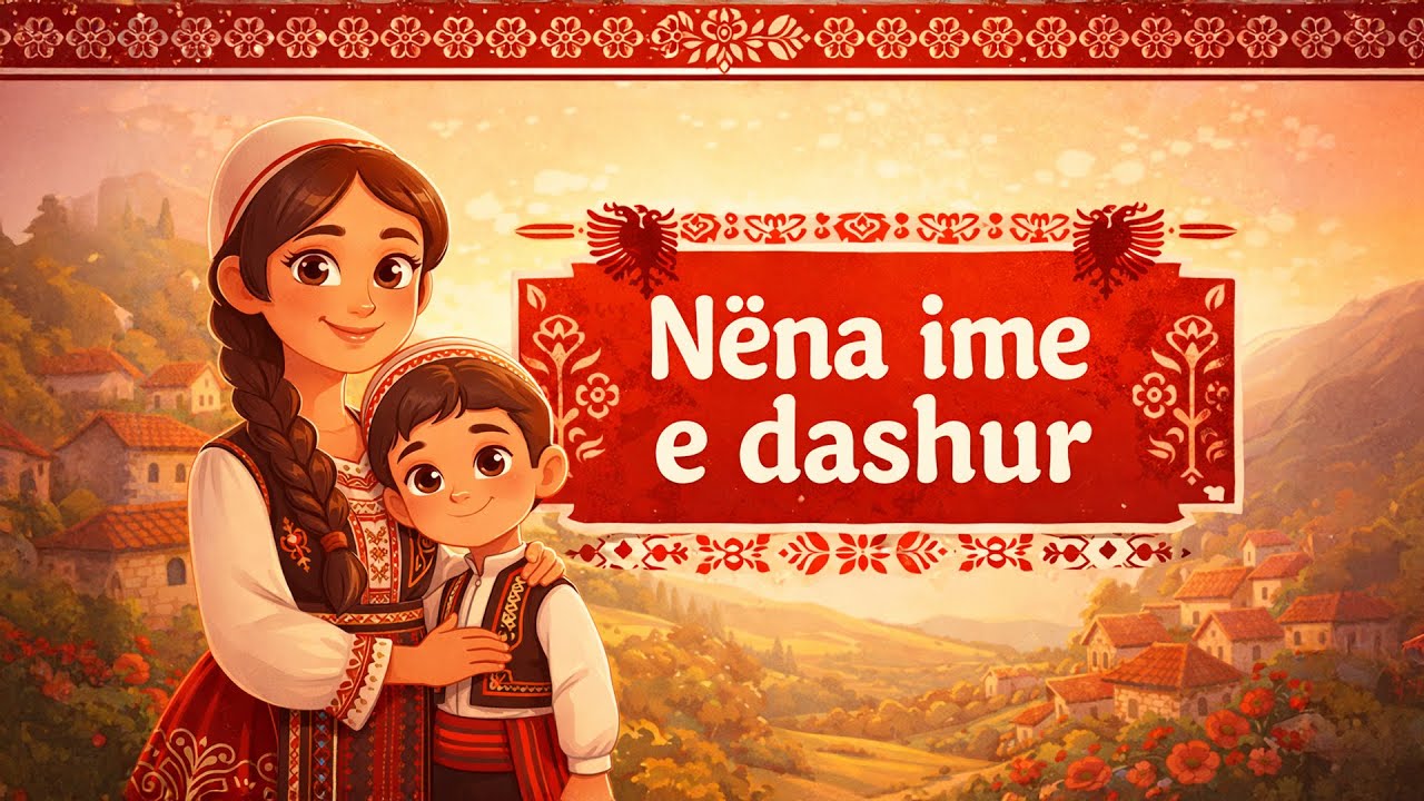 Nena ime e dashur. Kenge per femije. E re