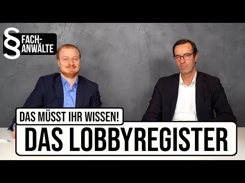 Das Lobbyregister - Das müsst ihr wissen! I Vereinfacher.de