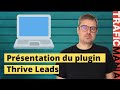 Dmonstration du plugin thrive leads