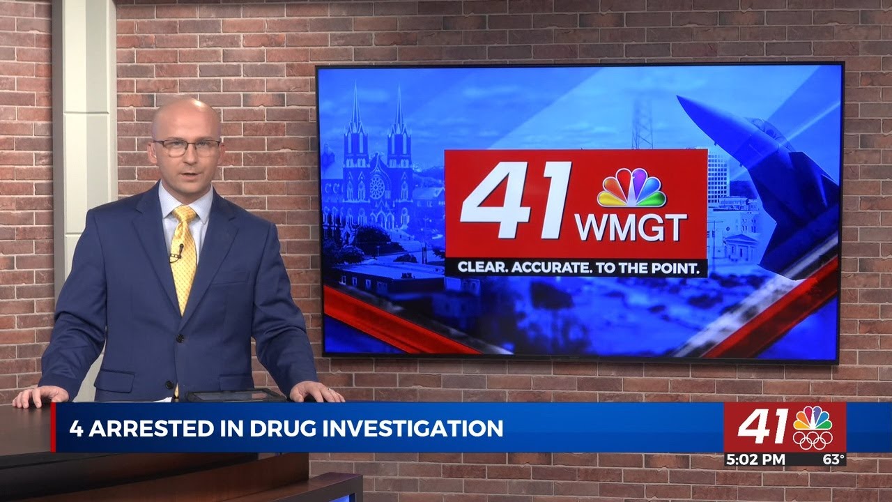 Four arrested after joint drug investigation - YouTube