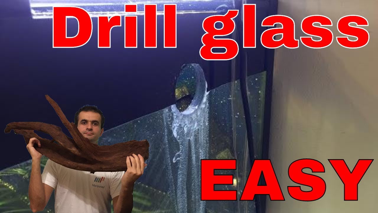 How to drill a glass aquarium easy and install an overflow YouTube