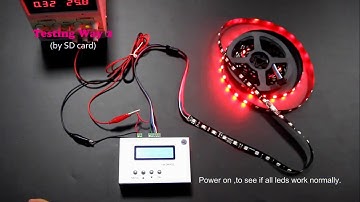How to set DMX LED Strip Address by YM DMXDC Writer 2017