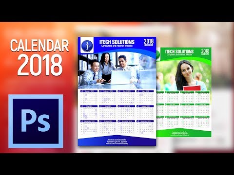 How To Design a  Calendar in Photoshop CS | Tutorial