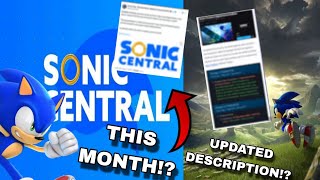 SONIC CENTRAL THIS MONTH!? & SONIC FRONTIER'S UPDATED DESCRIPTION!? [New Info]