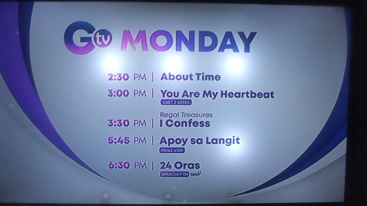 GTV-Program Monday Schedule [JUNE-2-2025]