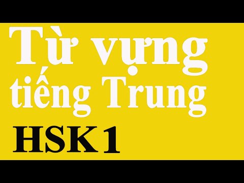 Video Nằm nghe nhớ từ vựng tiếng trung HSK1 | Học tiếng Trung - youtube
