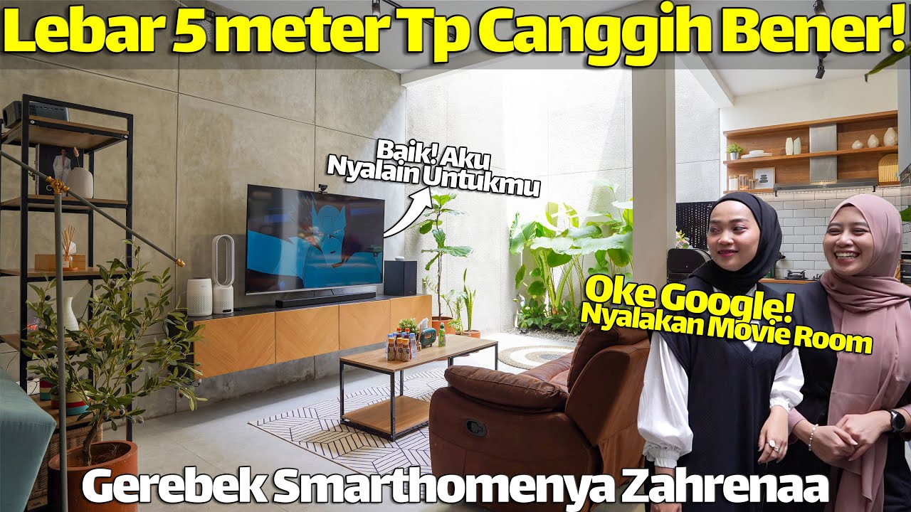 Rumah Kecil 75m2 Full Pake Smarthome! Inspirahoms: Zahrenaa