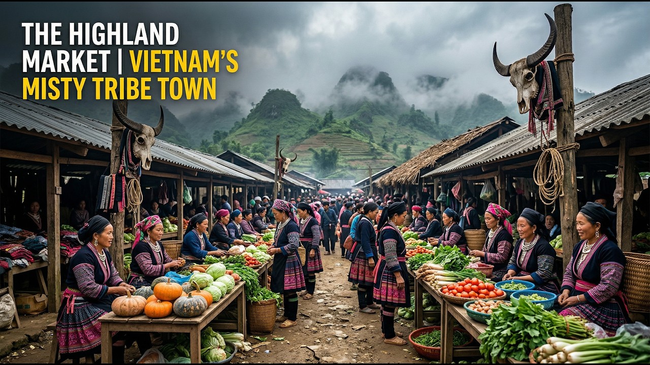 Рынок Сан Тханг на китайско-вьетнамской границе | Самый аутентичный рынок в Хайленде?