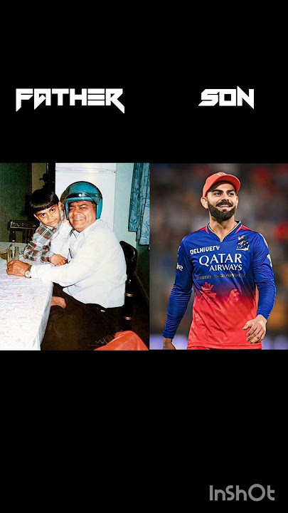 Top 5 indian players fathers and sons #trending #rcb #viratkohli #india #shorts #viral #ipl #reels