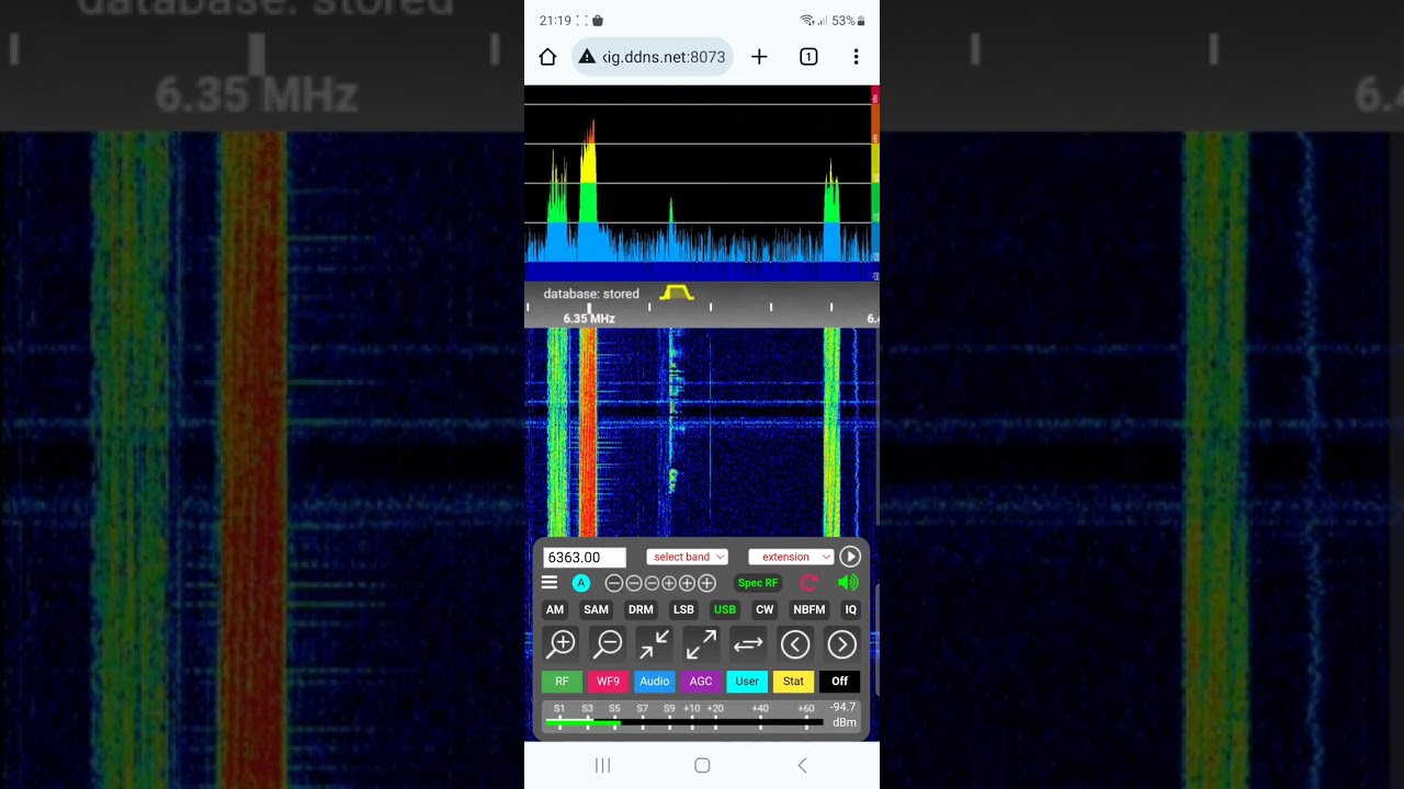 6363 khz conversation in French