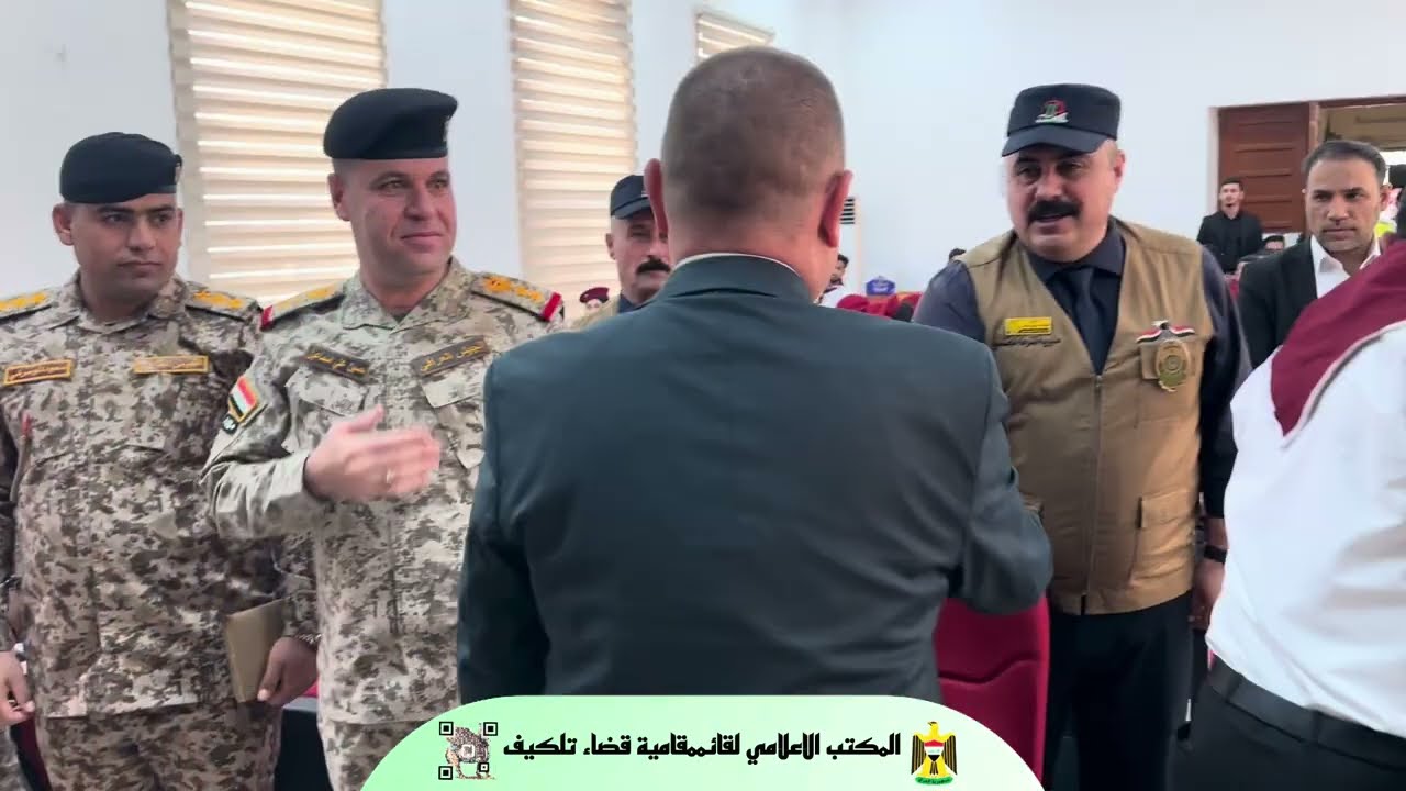 قائممقام قضاء تلكيف يشارك في الحفل المركزي ليوم الوطني في مركز القضاء