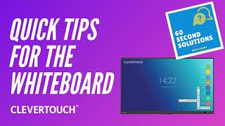 Saving lessons on the Clevertouch