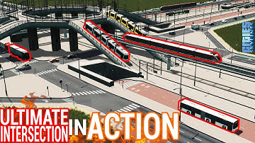 The ULTIMATE INTERSECTION in ACTION! | Cities: Skylines