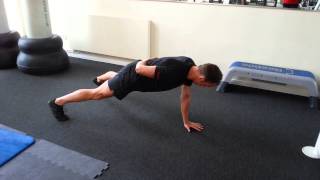BW 3 Point High Plank