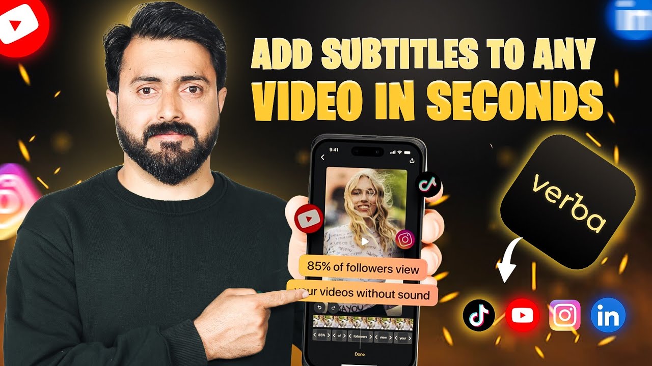 Best AI Subtitle Generator 2025 — Verba App for iOS