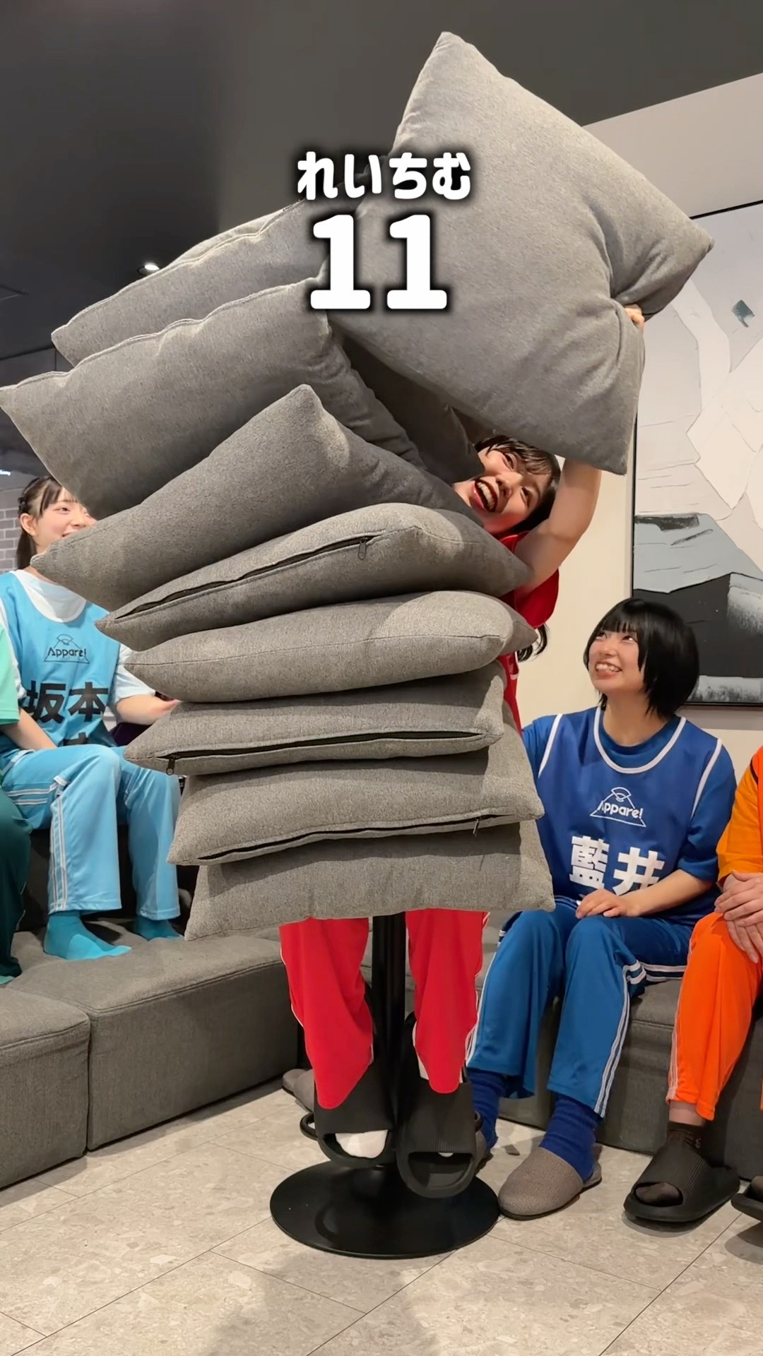How many cushions can I catch? #shorts - YouTube
