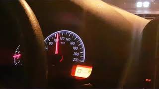 Top speed on highway ,120 km per hr ...