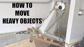 How to Move Heavy Objects - Getting my 1958 Bridgeport Mill into my basement workshop