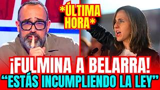 💥¡HACE 3 MINUTOS! RISTO MEJIDE HUMILLA y DESTROZA a IONE BELARRA "INCUMPLIENDO LA LEY"